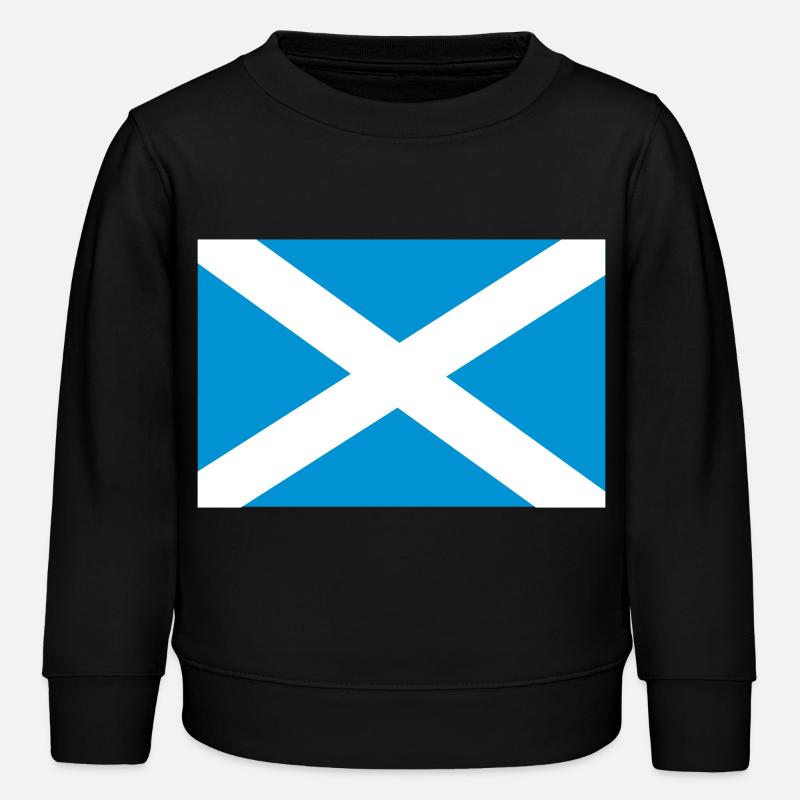 schottland - Kinder Organic Sweatshirt Mini Changer von Stanley/Stella - Schwarz