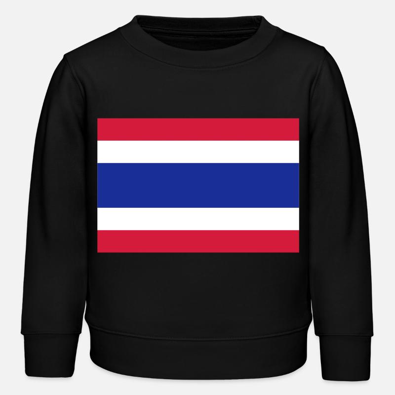 Thailand - Kinder Organic Sweatshirt Mini Changer von Stanley/Stella - Schwarz