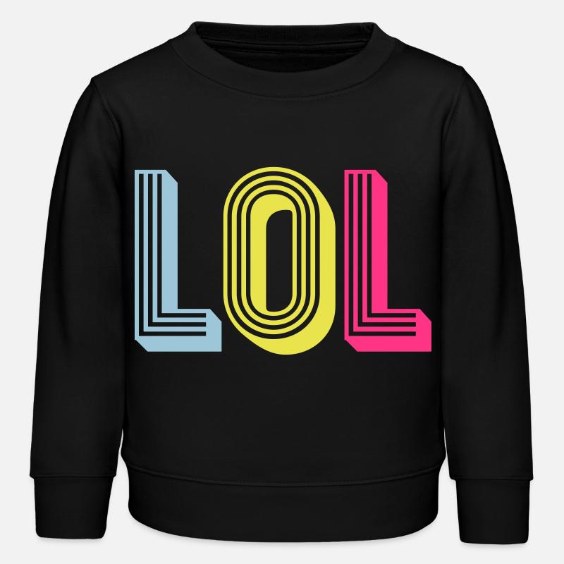 LOL - Sweat enfant bio Stanley/Stella - noir