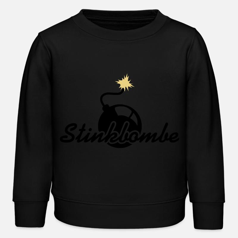 bombe puante - Sweat enfant bio Stanley/Stella - noir