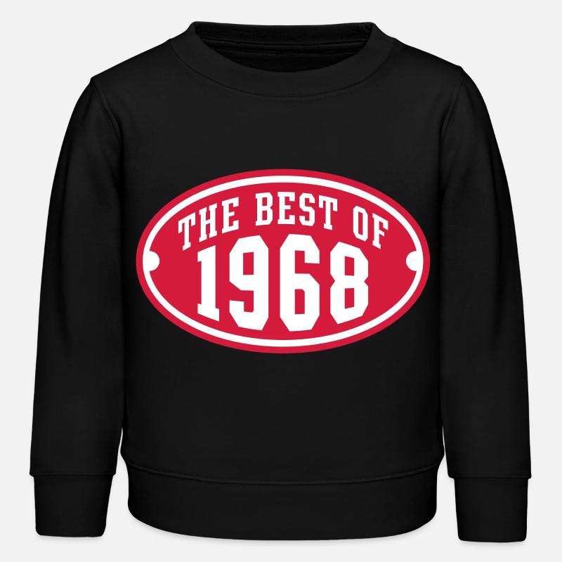 LE MEILLEUR DE 1968 2C anniversaire Anniversaire - Sweat enfant bio Stanley/Stella - noir