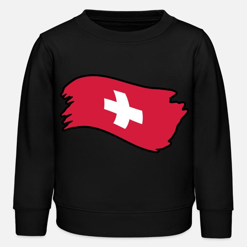 suisse23 - Sweat enfant bio Stanley/Stella - noir