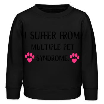Animals - Sweat enfant bio Stanley/Stella - noir - Devant - AI Model Kid Male (0cm)