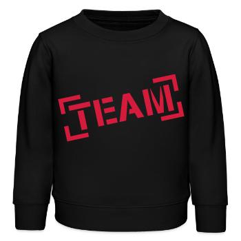 team_stamp__f1 - Sweat enfant bio Stanley/Stella - noir - Devant - AI Model Kid Male (0cm)