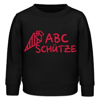 ABC Schütze - Kinder Organic Sweatshirt Mini Changer von Stanley/Stella - Schwarz - Vorne - AI Model Kid Male (0cm)