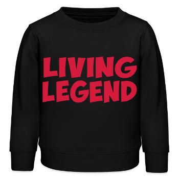 citation rigolote marrante texte drôle je suis - Sweat enfant bio Stanley/Stella - noir - Devant - AI Model Kid Male (0cm)