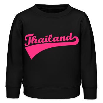 Thailand - Sweat enfant bio Stanley/Stella - noir - Devant - AI Model Kid Male (0cm)