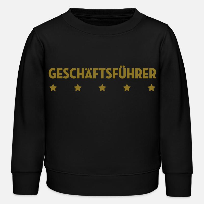 Geschäftsführer Geschäftsführerin Unternehmen - Kinder Organic Sweatshirt Mini Changer von Stanley/Stella - Schwarz