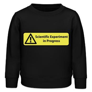 Scientific experiment in progress - Sweat enfant bio Stanley/Stella - noir - Devant - AI Model Kid Male (0cm)