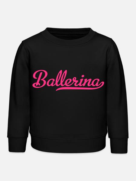 ballerina - Kinder Organic Sweatshirt Mini Changer von Stanley/Stella - Schwarz