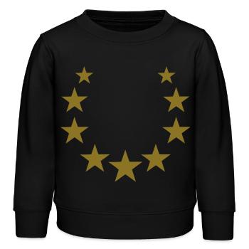 birthday anniversary - Kinder Organic Sweatshirt Mini Changer von Stanley/Stella - Schwarz - Vorne - AI Model Kid Male (0cm)
