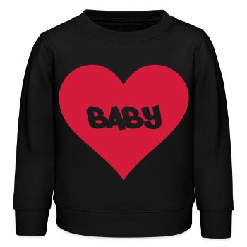 baby - Kinder Organic Sweatshirt Mini Changer von Stanley/Stella - Schwarz - Vorne - AI Model Kid Male (0cm)