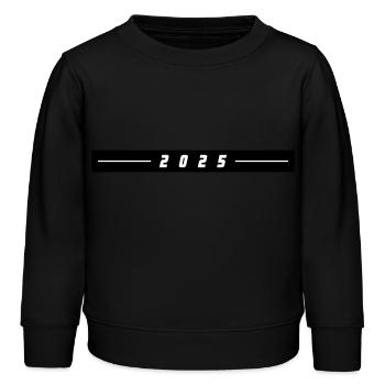 2025 Linie - Kinder Organic Sweatshirt Mini Changer von Stanley/Stella - Schwarz - Vorne - AI Model Kid Male (0cm)