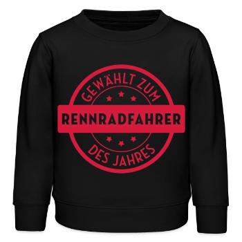 Rennradfahrer Radfahren Radfahrer Radfahrerin - Kinder Organic Sweatshirt Mini Changer von Stanley/Stella - Schwarz - Vorne - AI Model Kid Male (0cm)