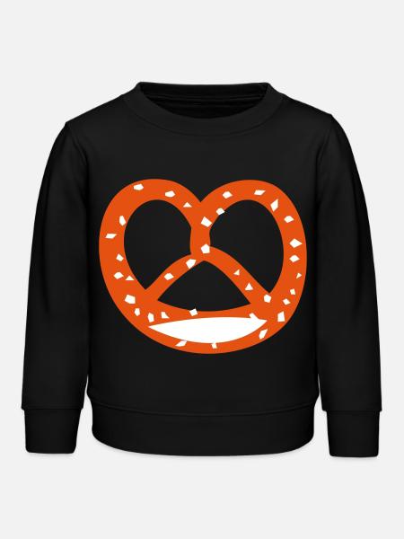 - Brezel Bäckerei - Kinder Organic Sweatshirt Mini Changer von Stanley/Stella - Schwarz