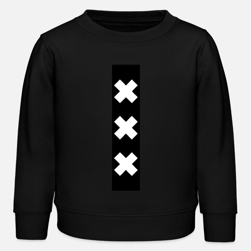 amsterdam - Sweat enfant bio Stanley/Stella - noir