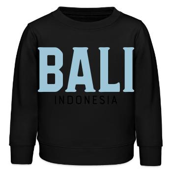 Bali - Kinder Organic Sweatshirt Mini Changer von Stanley/Stella - Schwarz - Vorne - AI Model Kid Male (0cm)