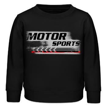 Sports Mécaniques - Sweat enfant bio Stanley/Stella - noir - Devant - AI Model Kid Male (0cm)