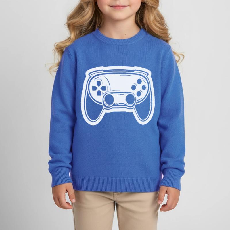Videospiel Controller Zeichnung Kinder Organic Sweatshirt Mini Changer von Stanley/Stella