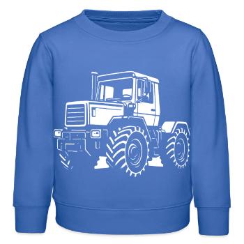 Kraftprotz auf Rädern - Kinder Organic Sweatshirt Mini Changer von Stanley/Stella - carolina Blue - Vorne - AI Model Kid Female (0cm)