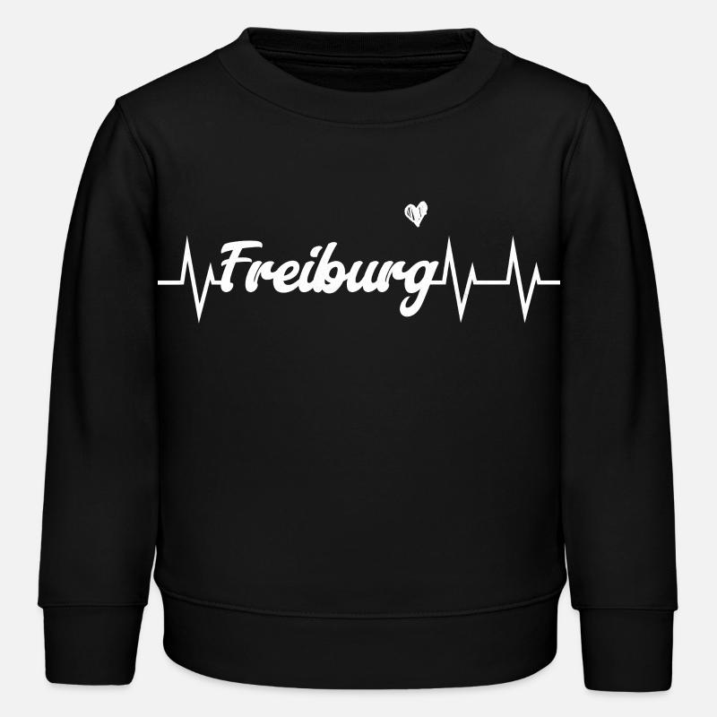 Heartbeat Freiburg - Sweat enfant bio Stanley/Stella - noir