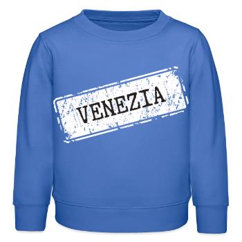 Venezia City Silhouette Design - Sweat enfant bio Stanley/Stella - carolina blue - Devant - AI Model Kid Female (0cm)