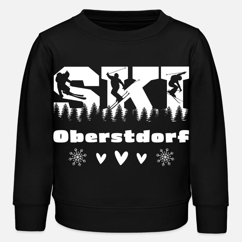 Ski - Vacances de ski - Oberstdorf - Sweat enfant bio Stanley/Stella - noir
