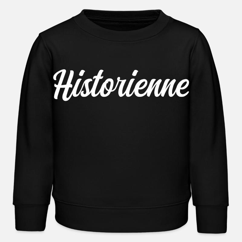 Historienne - Sweat enfant bio Stanley/Stella - noir