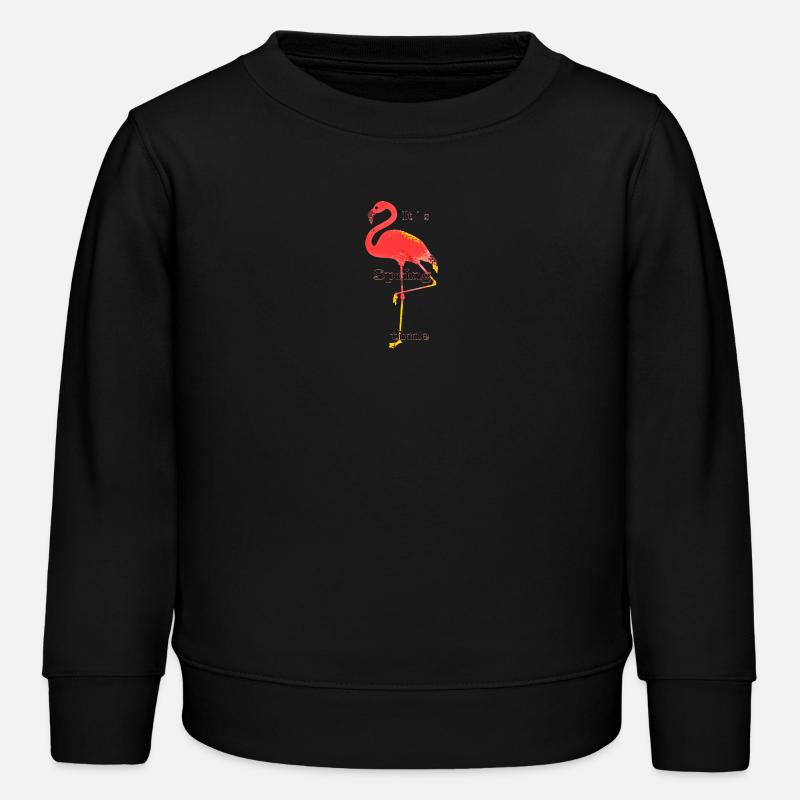 Flamant - Sweat enfant bio Stanley/Stella - noir