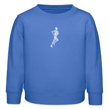 Rennen - Kinder Organic Sweatshirt Mini Changer von Stanley/Stella - carolina Blue - Vorne - AI Model Kid Female (0cm)