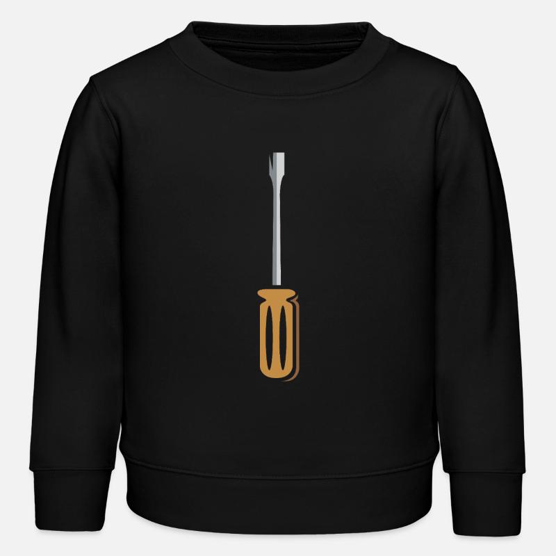 Conception d’outils de tournevis pour les artisans - Sweat enfant bio Stanley/Stella - noir
