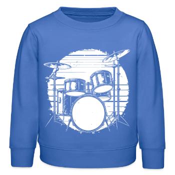 Percussion - Sweat enfant bio Stanley/Stella - carolina blue - Devant - AI Model Kid Female (0cm)