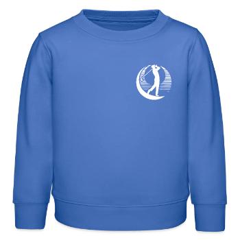 Golfer - Kinder Organic Sweatshirt Mini Changer von Stanley/Stella - carolina Blue - Vorne - AI Model Kid Female (0cm)