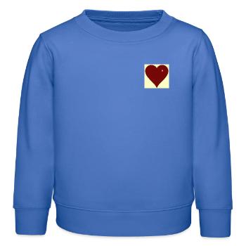 Aimez-moi - Sweat enfant bio Stanley/Stella - carolina blue - Devant - AI Model Kid Female (0cm)