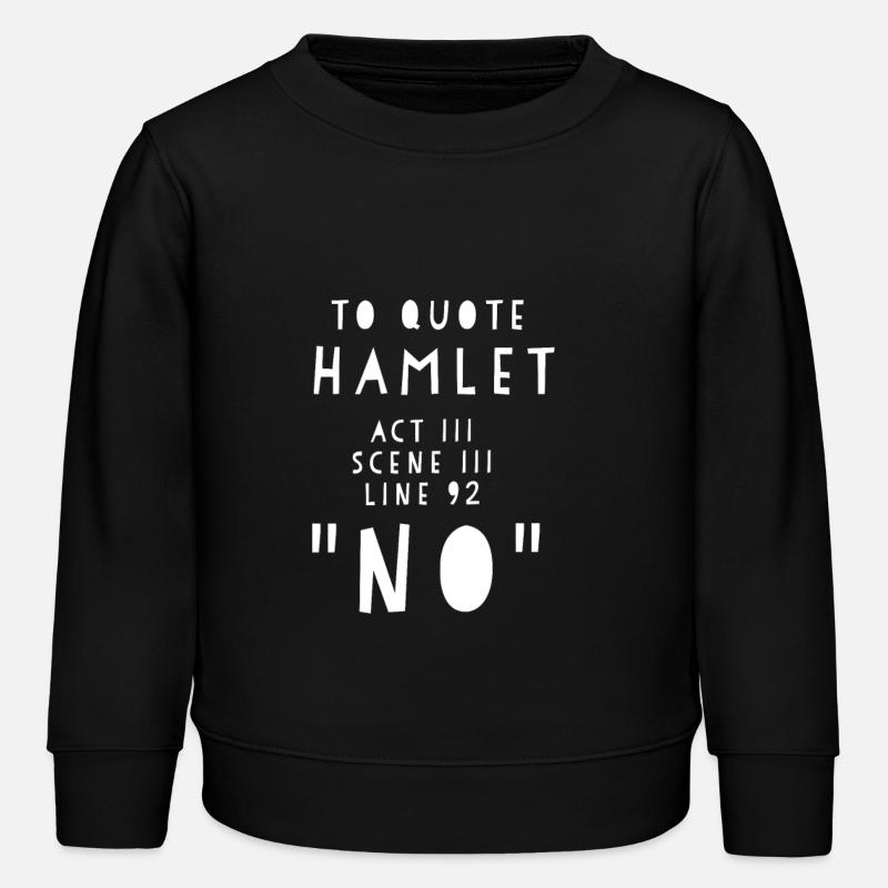 Hamlet - Sweat enfant bio Stanley/Stella - noir