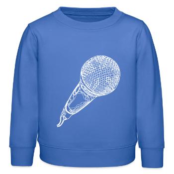 Musicien - Sweat enfant bio Stanley/Stella - carolina blue - Devant - AI Model Kid Female (0cm)