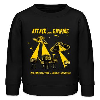 UFOKunst - L’Attaque de l’Empire - Sweat enfant bio Stanley/Stella - noir - Devant - AI Model Kid Male (0cm)