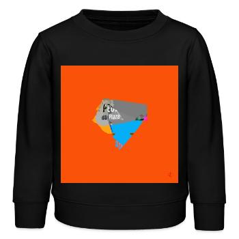 TEXTURA_DE_COLOR_#20 - Sweat enfant bio Stanley/Stella - noir - Devant - AI Model Kid Male (0cm)