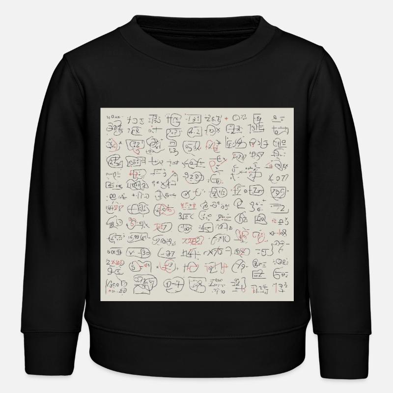 New Abstract Language - Kids Organic Sweatshirt by Stanley/Stella - black