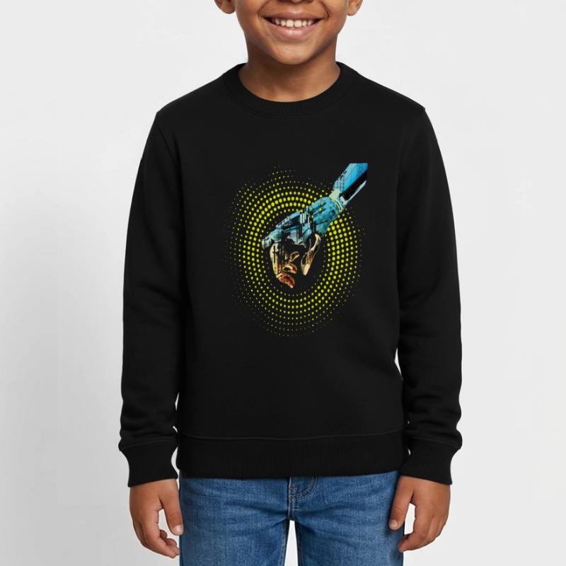 ordinateur main robot IA code cyborg numérique pc Sweat enfant bio Stanley/Stella