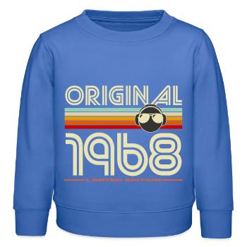 Originale limitierte Ausgabe von 1968 - Kinder Organic Sweatshirt Mini Changer von Stanley/Stella - carolina Blue - Vorne - AI Model Kid Female (0cm)