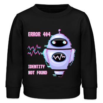 ERREUR 404 : Identité non trouvée - Sweat enfant bio Stanley/Stella - noir - Devant - AI Model Kid Male (0cm)
