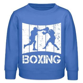 Boîtes rétro - Sweat enfant bio Stanley/Stella - carolina blue - Devant - AI Model Kid Female (0cm)