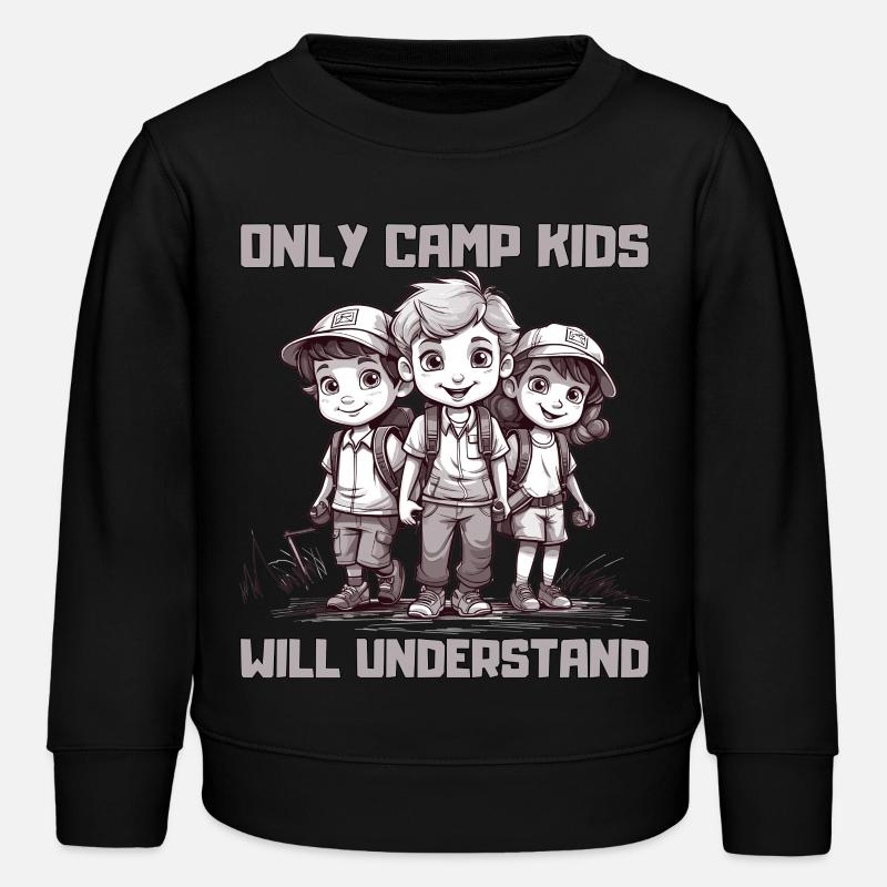 Seuls les enfants du camp comprendront | Climat du camp - Sweat enfant bio Stanley/Stella - noir