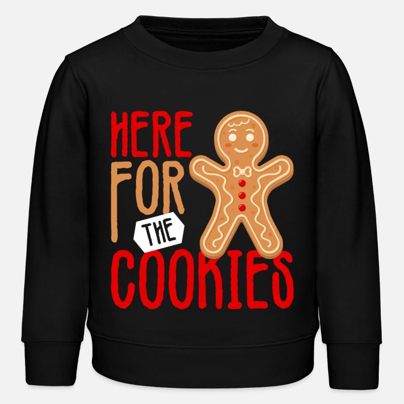 Lebkuchen Crew T-Shirt - Kinder Organic Sweatshirt Mini Changer von Stanley/Stella - Schwarz