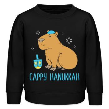 Hanoukka Hanoukka Hanoucca - Sweat enfant bio Stanley/Stella - noir - Devant - AI Model Kid Male (0cm)