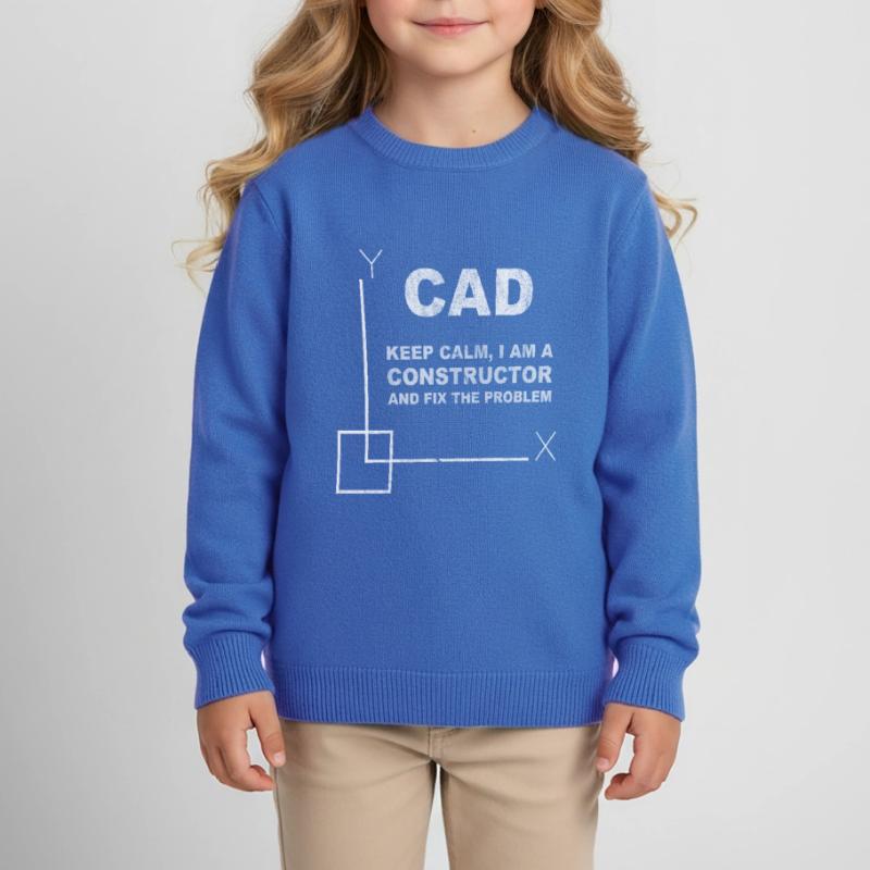 CAD Keep Calm Constructor Engineering Sweat enfant bio Stanley/Stella