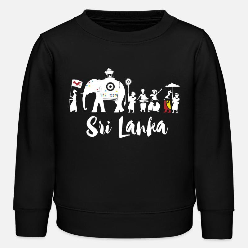 Kandy Esala Perahera Sri Lanka - Dalada Perahara - Kinder Organic Sweatshirt Mini Changer von Stanley/Stella - Schwarz