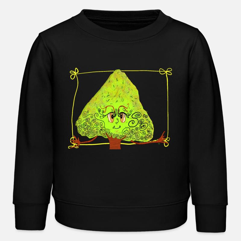 Fantastic Tree with Sprinkles - Kids Organic Sweatshirt by Stanley/Stella - black