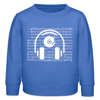 Son et musique Guy Parfaitement Cadeaux Pour Musicien - Sweat enfant bio Stanley/Stella - carolina blue - Devant - AI Model Kid Female (0cm)